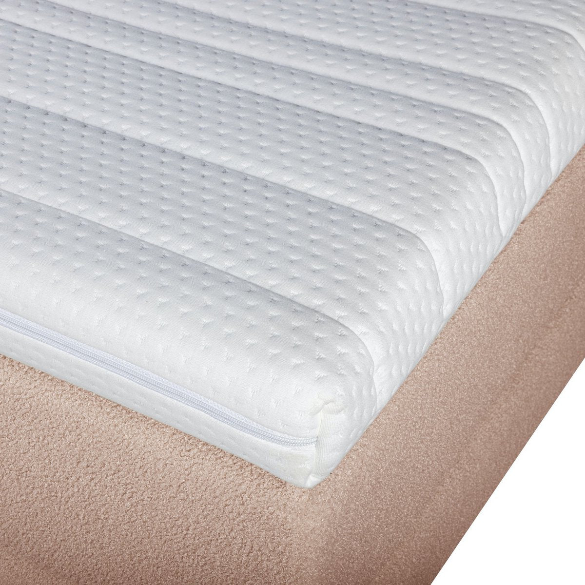 Mörgenn Bouclé Boxspring Eenpersoons