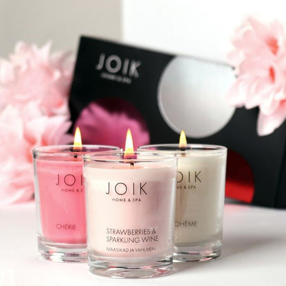 JOIK - Candle Trio Romantic - 3 x 80 gr