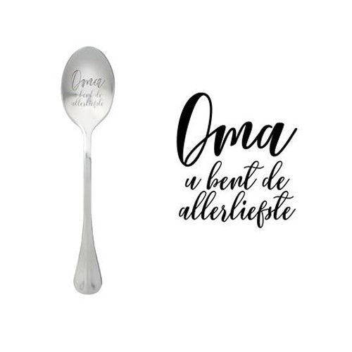 One Message Spoon - Origineel cadeau - Diverse teksten - Lepel met tekst - Style De Vie