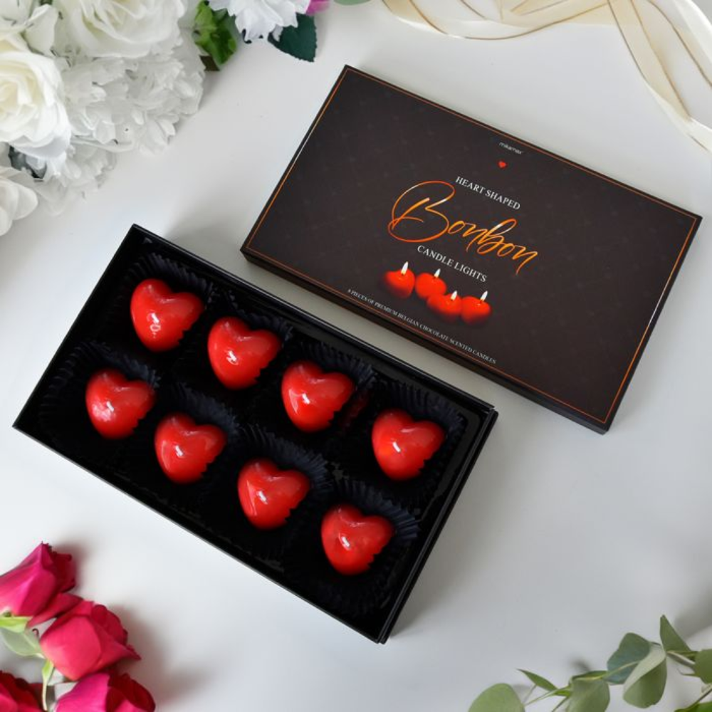 Heart-Shaped Bonbon Candle lights