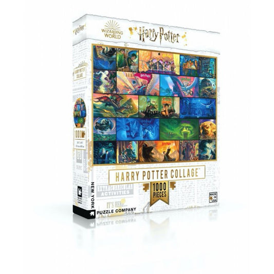 New York Puzzle Company - Harry Potter Harry Potter Collage - 1000 stukjes puzzel