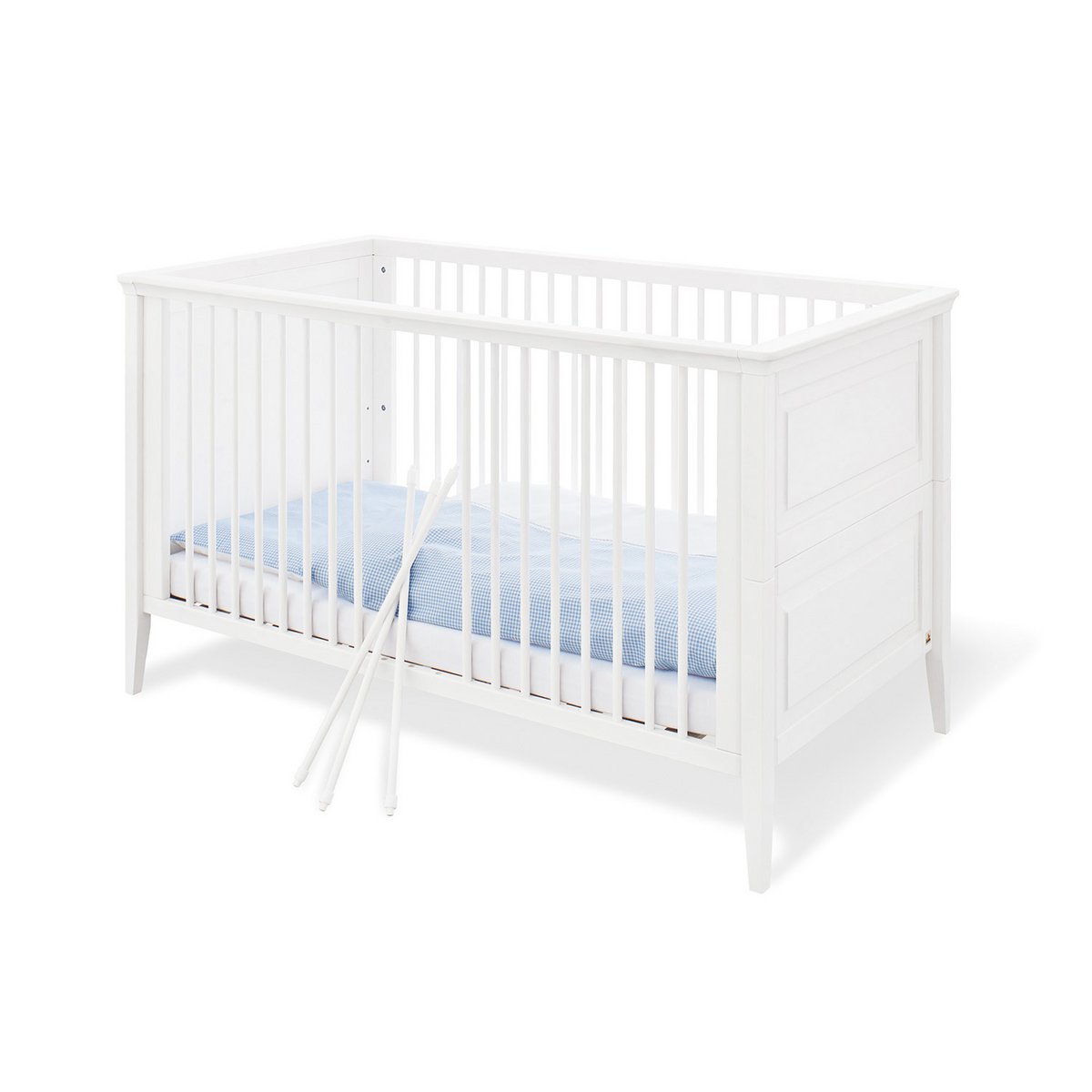 Kinderkamer 'Smilla' extra breed3 onderdelen: ledikantbed, extra breed commode, 2-deurs kledingkast