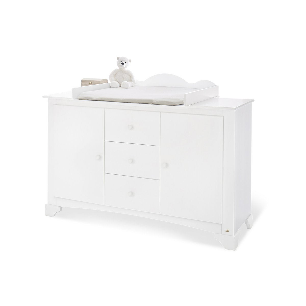 Startset 'Pino' extra breed
2 delen: ledikant, extra brede commode