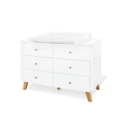 Startset 'Pan' extra breed
2 delen: ledikant, extra brede commode