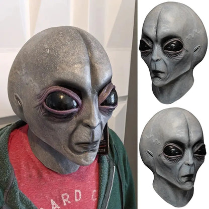 UFO Alien Halloween Masker - kostuum accessoires