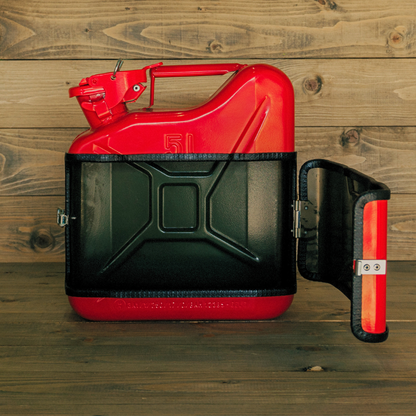 Jerrycan 5L Pakket - Rood - Compact en Stijlvol - Perfect voor Onderweg - Draagbaar en Handig