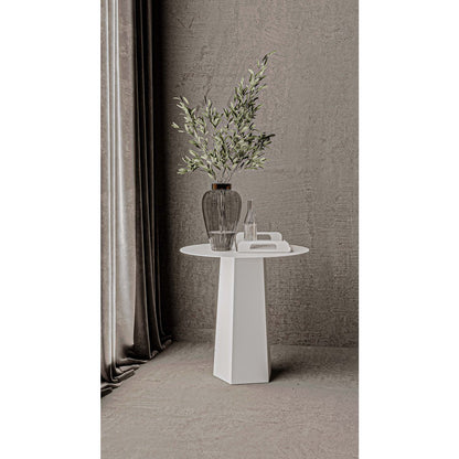 Charm Side Table White