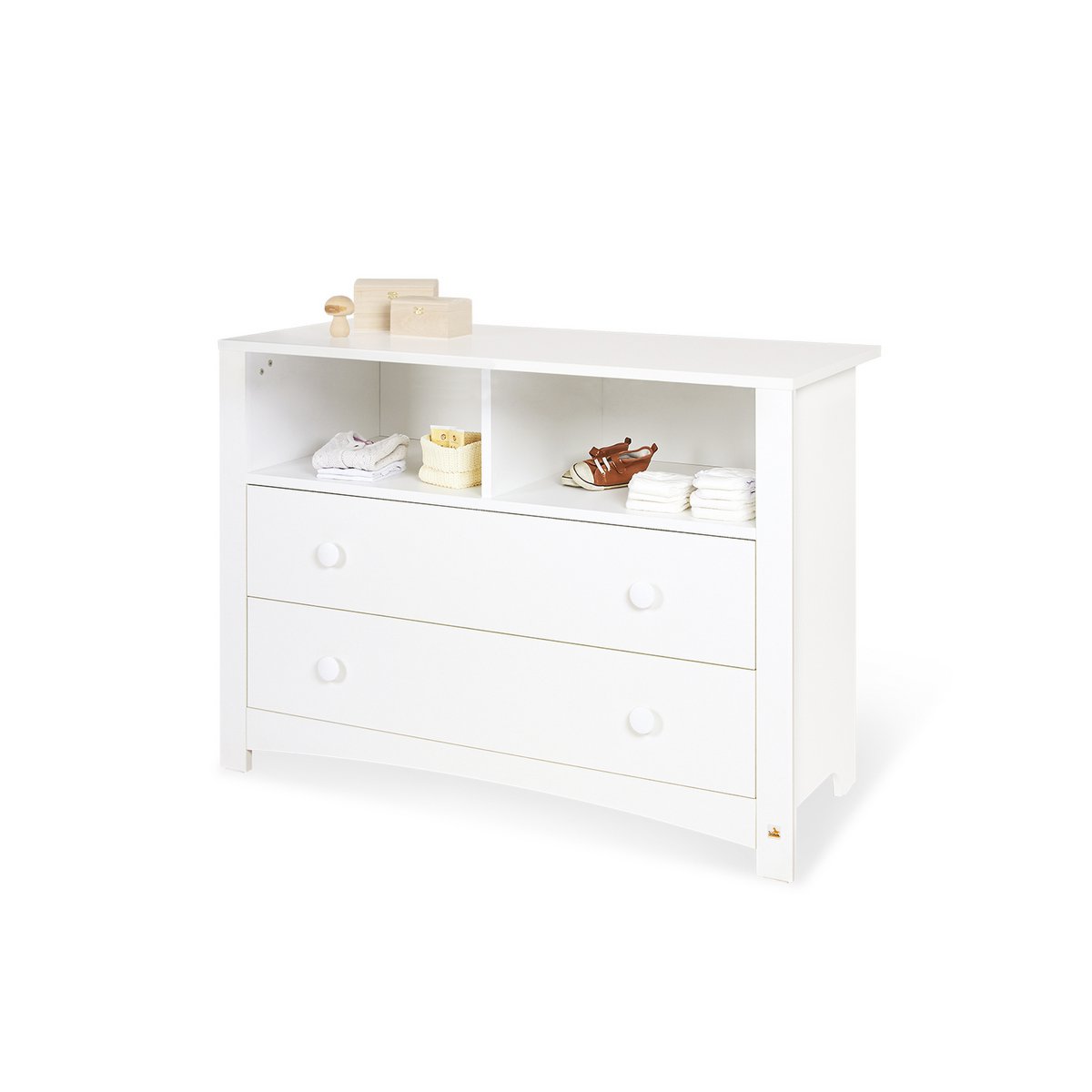 Startset 'Florentina' extra breed
2 delen: ledikant, extra brede commode