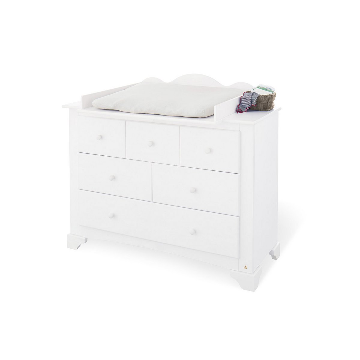 Startset 'Pino' breed
2 delen: ledikant, brede commode