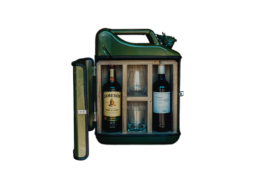 Jerrycan His & Hers Bar - Groen - Uniek geschenkidee - Praktisch en Stijlvol - Ideaal als cadeau