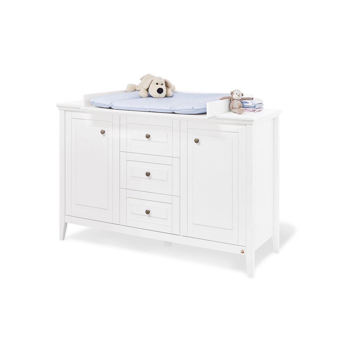 Startset 'Smilla' extra breed
2 delen: ledikant, extra brede commode