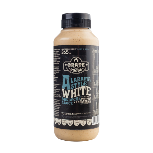 Alabama White Barbecue Sauce 265ml - Unieke Tangy Smaak - Handig Formaat & Heldere Kleur - BBQ Saus - Authentieke Zuidelijke Kookkunst