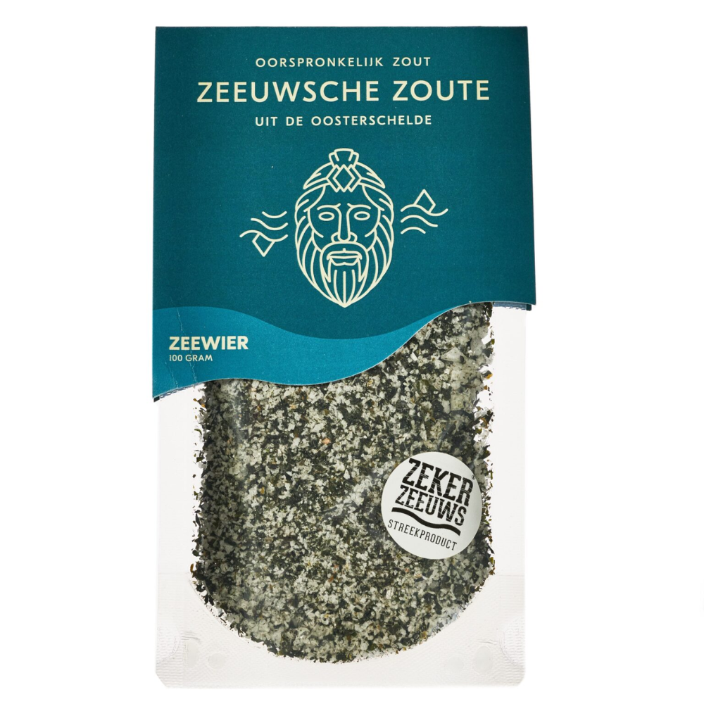 Zeeuwsche Zoute Stazak Wakame - Verrijk uw Gerechten met Zeewier - 100g - Hoogwaardige Wakame - Handige Stazakverpakking