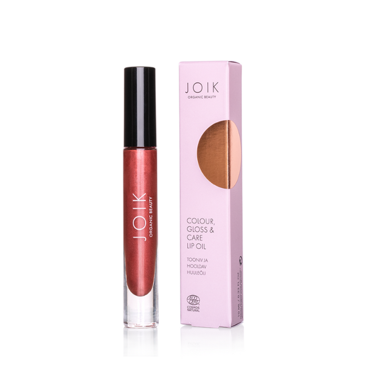 JOIK ORGANIC Colour, Gloss & Care Lip Oil 03 Rusty Shimmer 10 ml