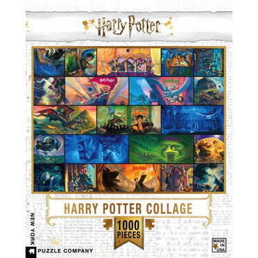 New York Puzzle Company - Harry Potter Harry Potter Collage - 1000 stukjes puzzel