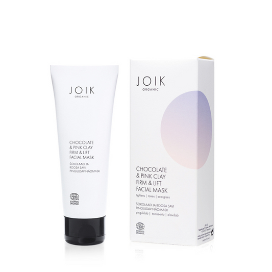 JOIK Organic Vegan Chocolate & Pink Clay Firm & Lift Facial Mask 75ml