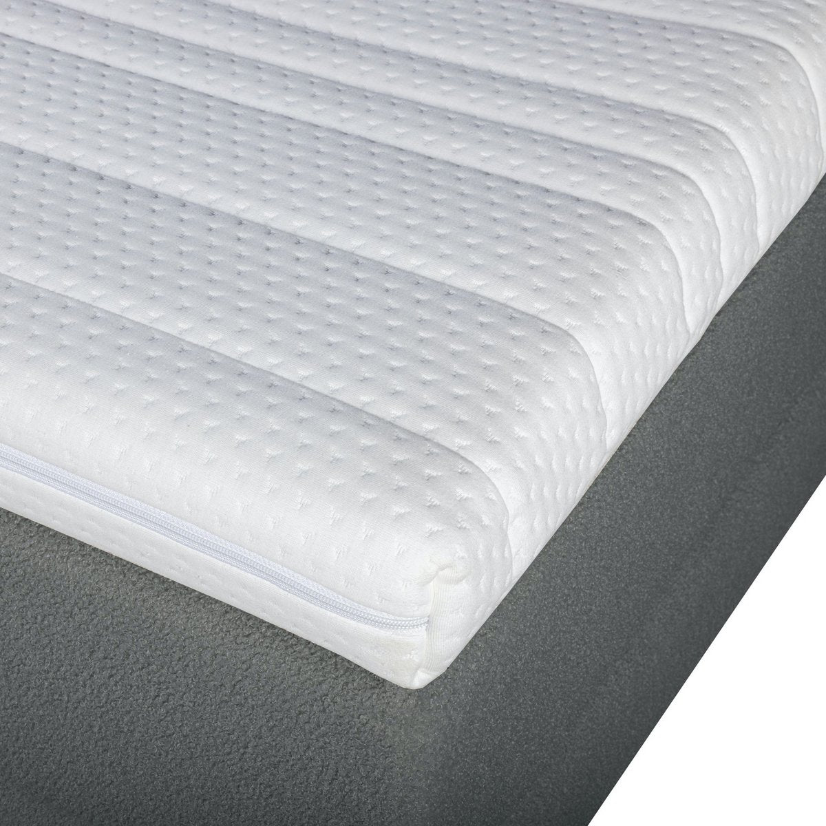 Mörgenn Bouclé Boxspring Eenpersoons