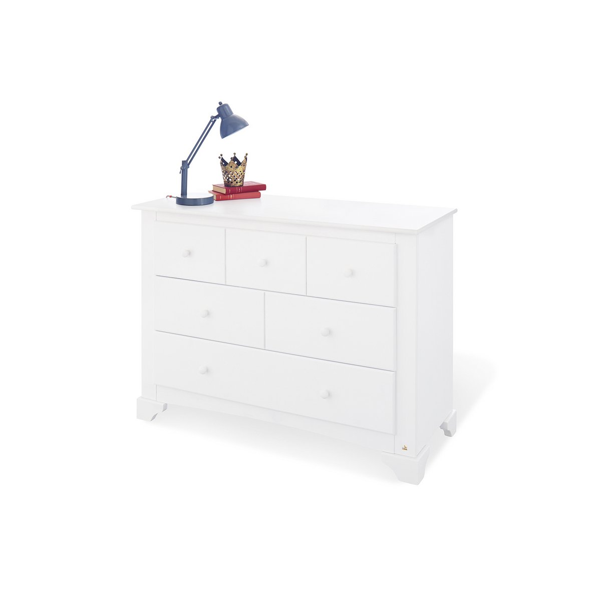 Startset 'Pino' breed
2 delen: ledikant, brede commode