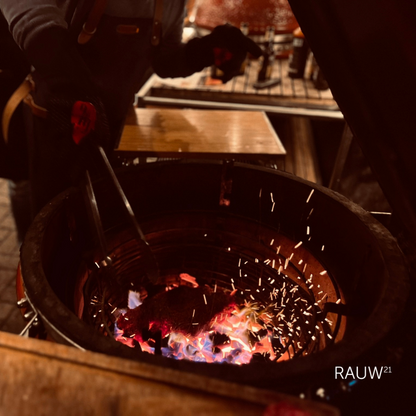 Workshop 5-Gangen Diner Kamado - Ultieme Kookervaring - Compact & Stijlvol Zwart - Buitenkeuken Grillen - Leer Meesterlijke Gerechten Bereiden op je Kamado Grill