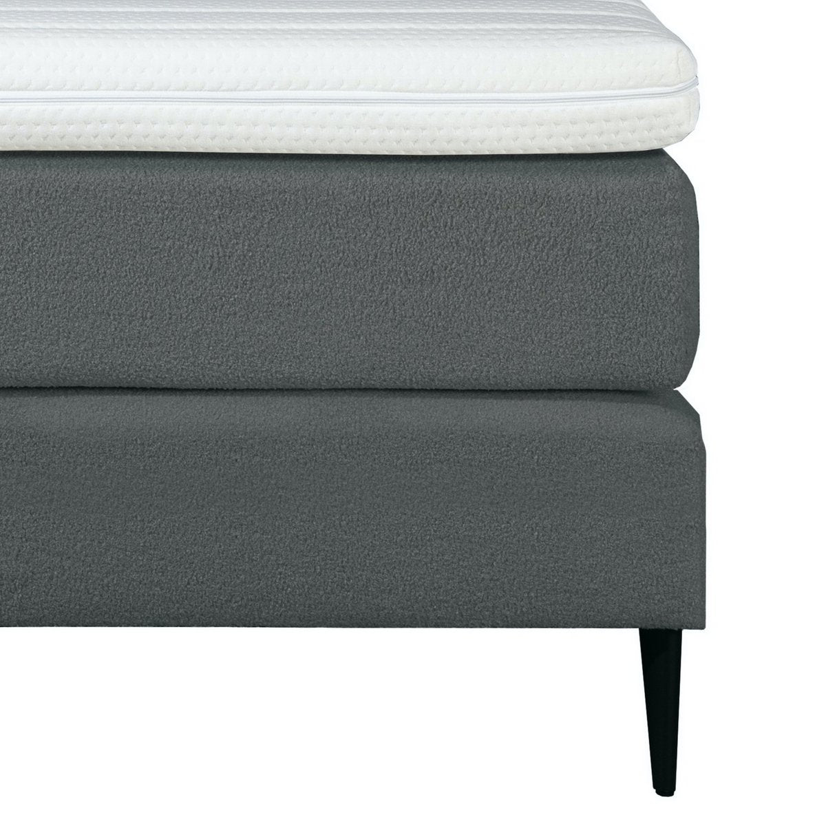 Mörgenn Bouclé Boxspring Eenpersoons