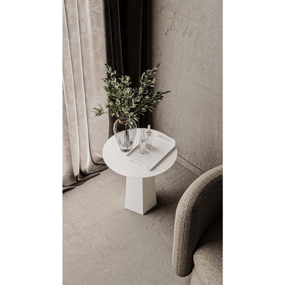 Charm Side Table White