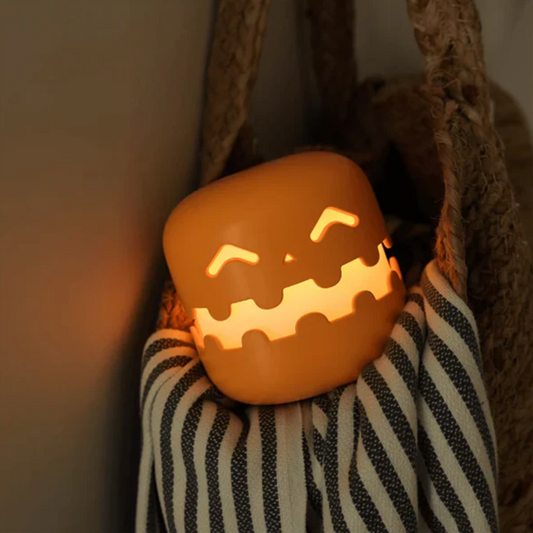 Pompoen lampje - Halloween accessoires - bedlampje - sfeerverlichting