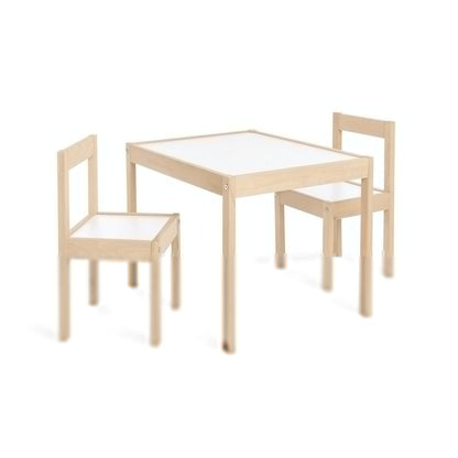 Kindertafel en stoel set 'Olaf', 3 delig