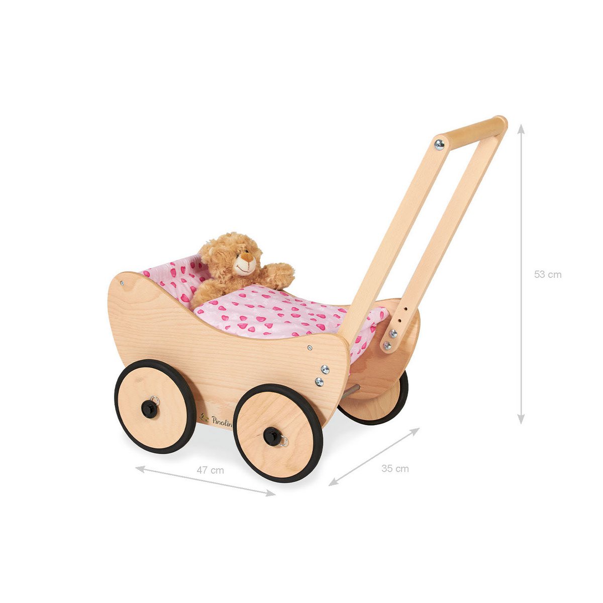 Poppenwagen 'Trixi', 2 delen