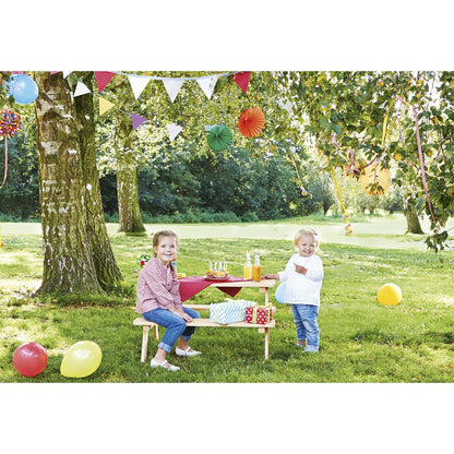 Kinderpicknickbank 'Nicki für 4', naturel