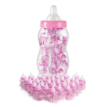 Mega baby fles roze - Babyshower