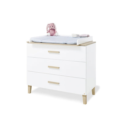 Startset 'Lumi' breed
2 delen: ledikant, brede commode