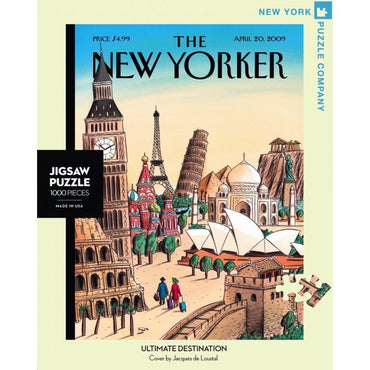 New York Puzzle Company - New Yorker Ultimate Destination - 1000 stukjes puzzel