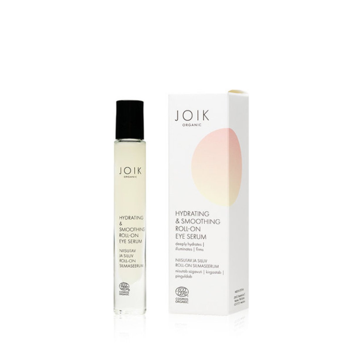 JOIK Organic Vegan Hydrating & Smoothing Roll-on Eye Serum 10ml