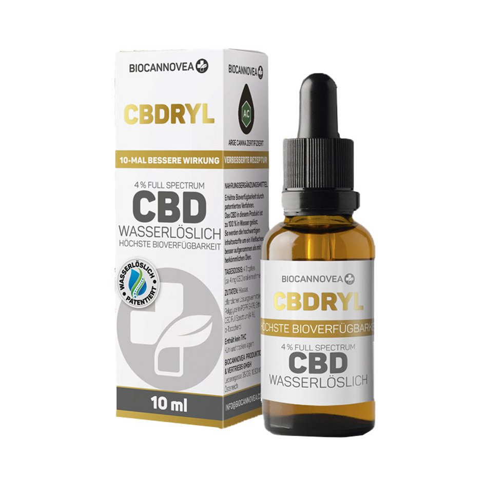 CBDRYL 4% CBD wateroplosbaar