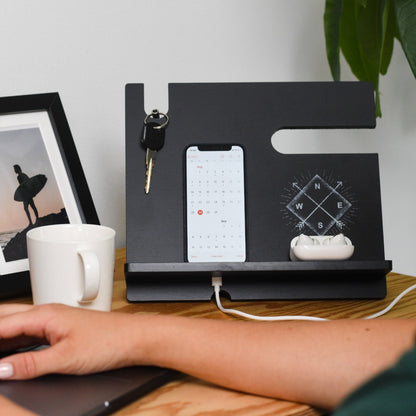 Houten Bureau Organizer