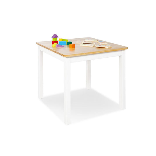 Kindertafel 'Fenna', wit/naturel