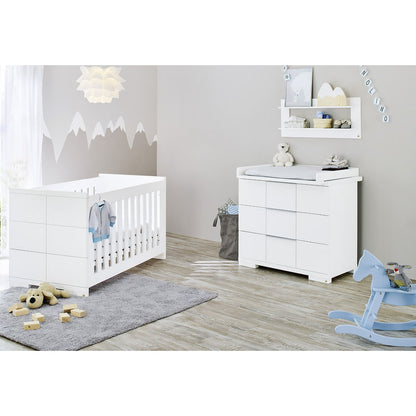 Startset 'Polar' breed
2 delen: ledikant, brede commode