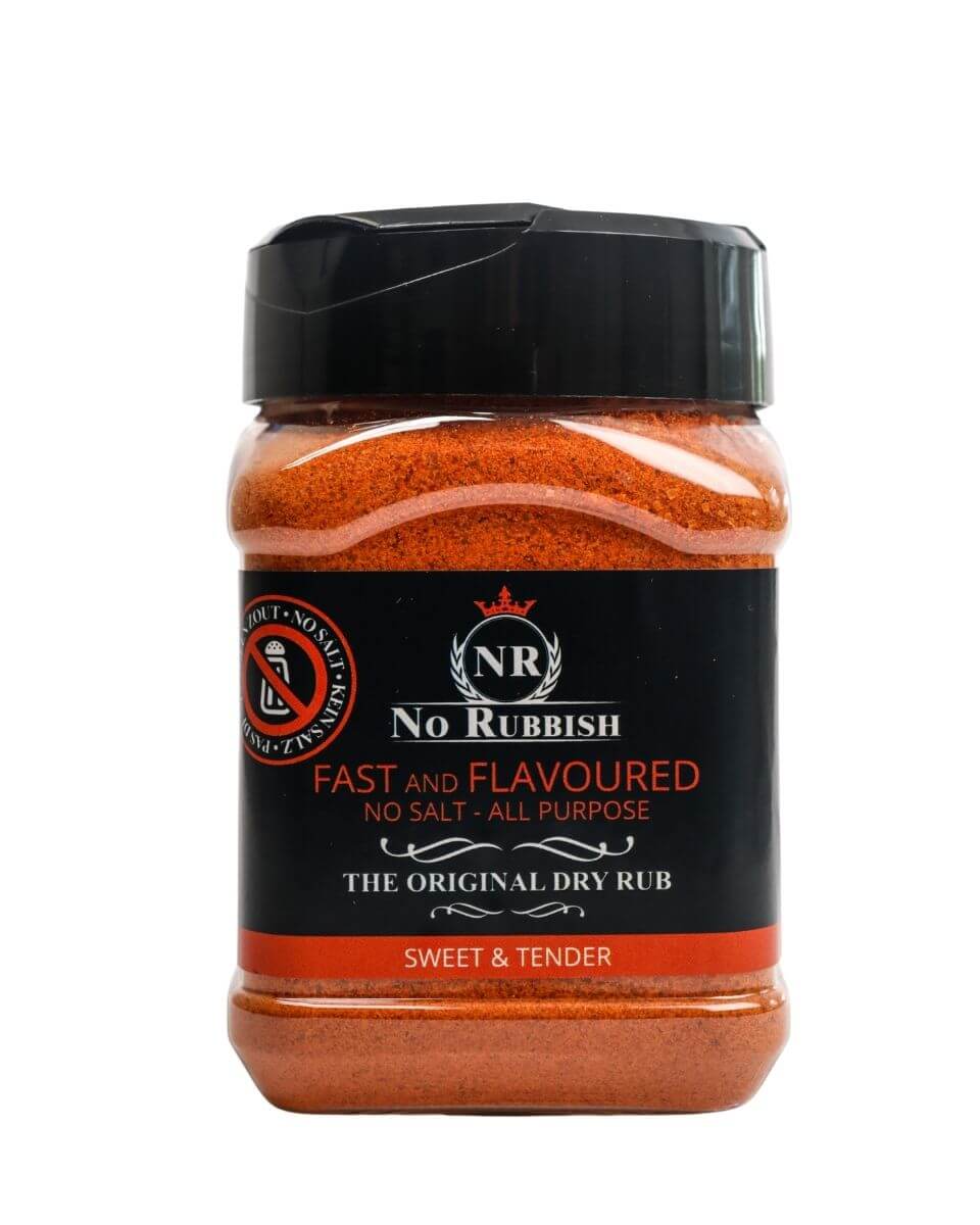 Fast & Flavoured Rub No Salt 200 gram - Smaakvolle Rub Zonder Zout voor Gezonde Opties