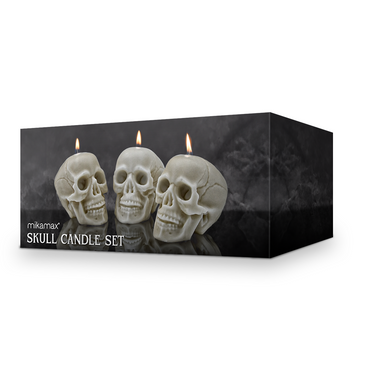 Doodshoofd Kaarsen Set - Skull Candle Set