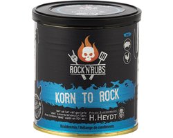 Rock 'n' Rubs - Korn to Rock - 130 gr - Perfect voor spareribs en pulled pork - BBQ rubs - BBQ kruiden