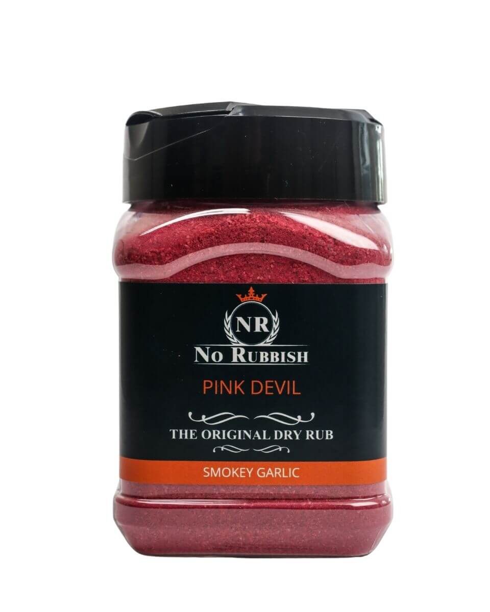 Pink Devil Rub 200 gram - Pittige Kruidenmix voor een Duivels Goede Smaak