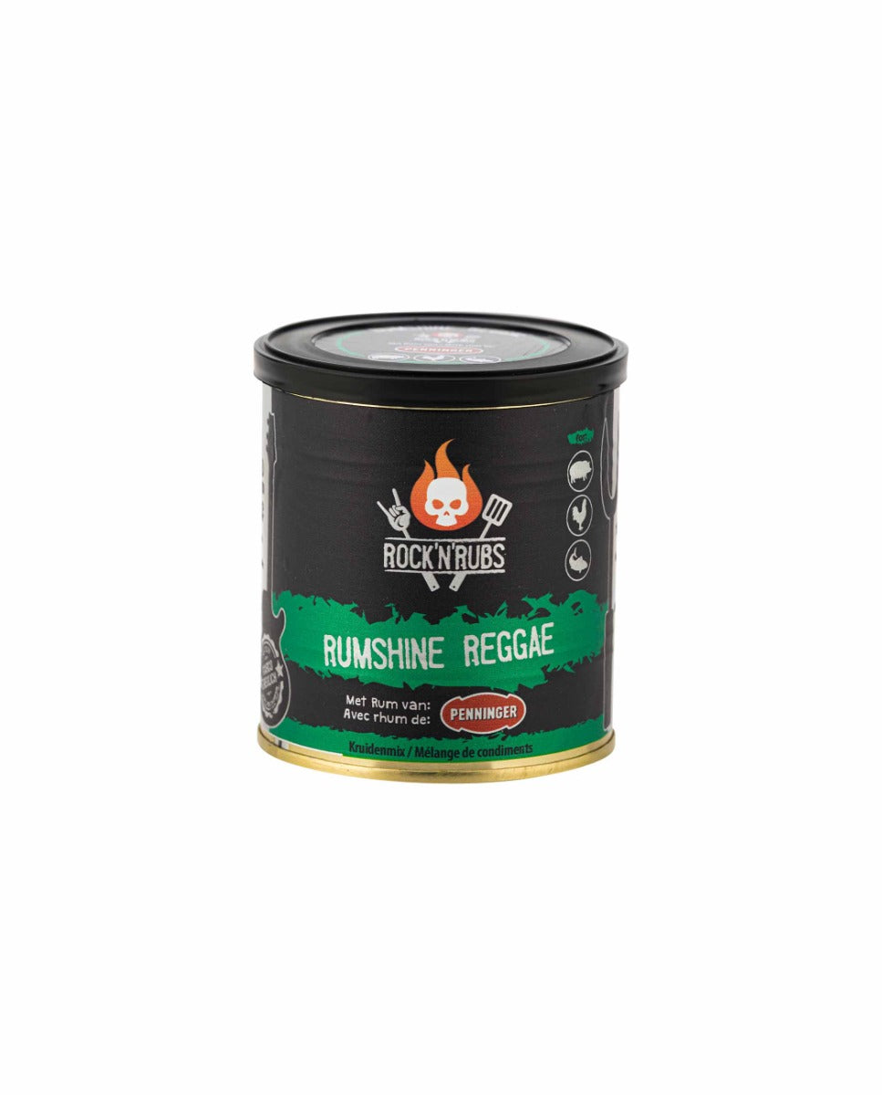 Rock 'n' Rubs - Rumshine Raggae - 90 gram - Met rum van penninger - Kruidenmix - BBQ rubs