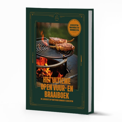 Het Ultieme Open Vuur- en Braaiboek NL - De Kunst van Koken met Vlammen