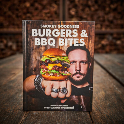 Smokey Goodness - Burgers & BBQ Bites - voor perfecte burgers & BBQ hapjes - Jord Althuizen - BBQ recepten - Kookboek BBQ