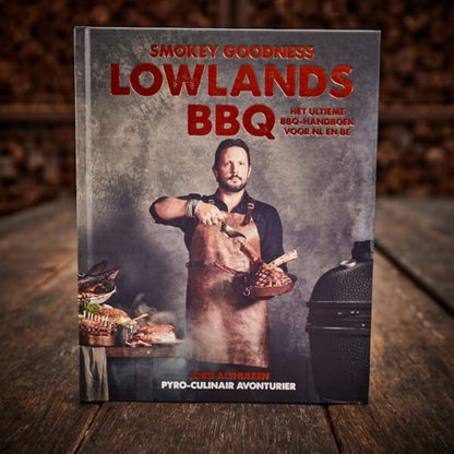 Smokey Goodness - Lowlands BBQ - Ultieme BBQ boek voor NL & BE - Jord Althuizen - Kookboek - Smokey Goodness boek