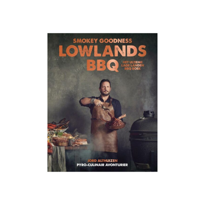 Smokey Goodness - Lowlands BBQ - Ultieme BBQ boek voor NL & BE - Jord Althuizen - Kookboek - Smokey Goodness boek