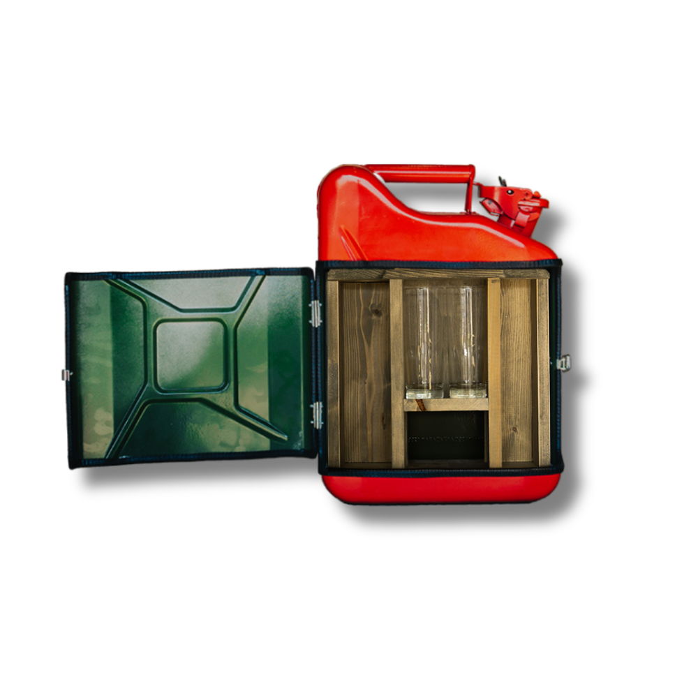 Jerrycan Bar – Sterke Drank - Rood