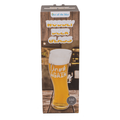 Wiebelig bier glas