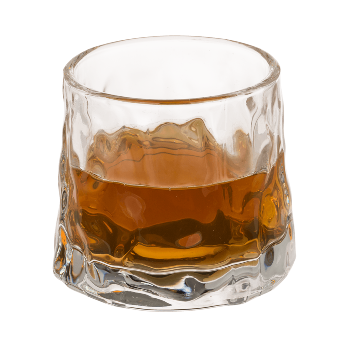 Whisky glazen 'on the rocks'